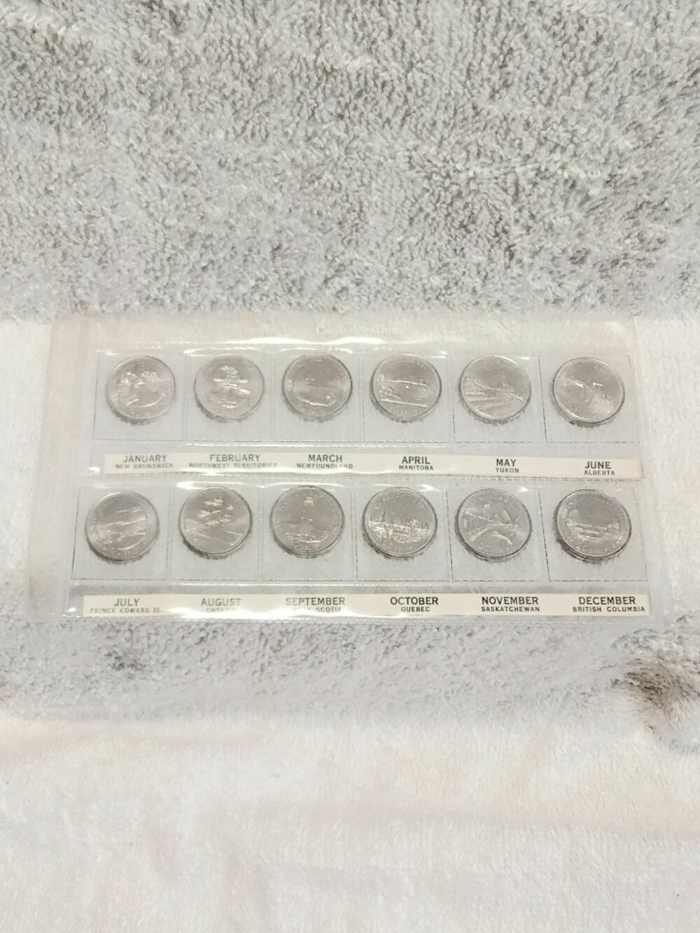 Sealed 1992 125 Years Confederation Provincial Quarter Collection!!
